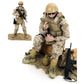 12 Inch Soldier Action Figure Model, 1/6 Realistic Army Military Navy Seal Model Set with Weapons and Accessories for Adults Military Lovers
