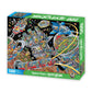Springbok's 500 Piece Jigsaw Puzzle Space Town - Made in USA