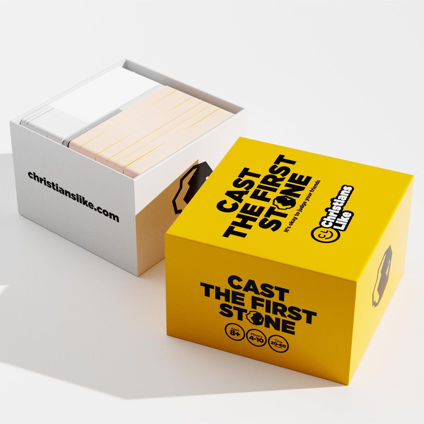 Cast The First Stone - It’s Okay to Judge Your Friends - Hilarious Christian Party Game for Adults - 260 Cards - Fun for Church Groups, Family