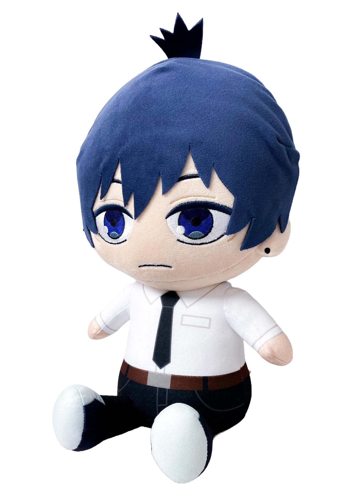 Great Eastern Entertainment Chainsaw Man - AKI Hayakawa Uniform #1 Sitting Pose Plush 12" H