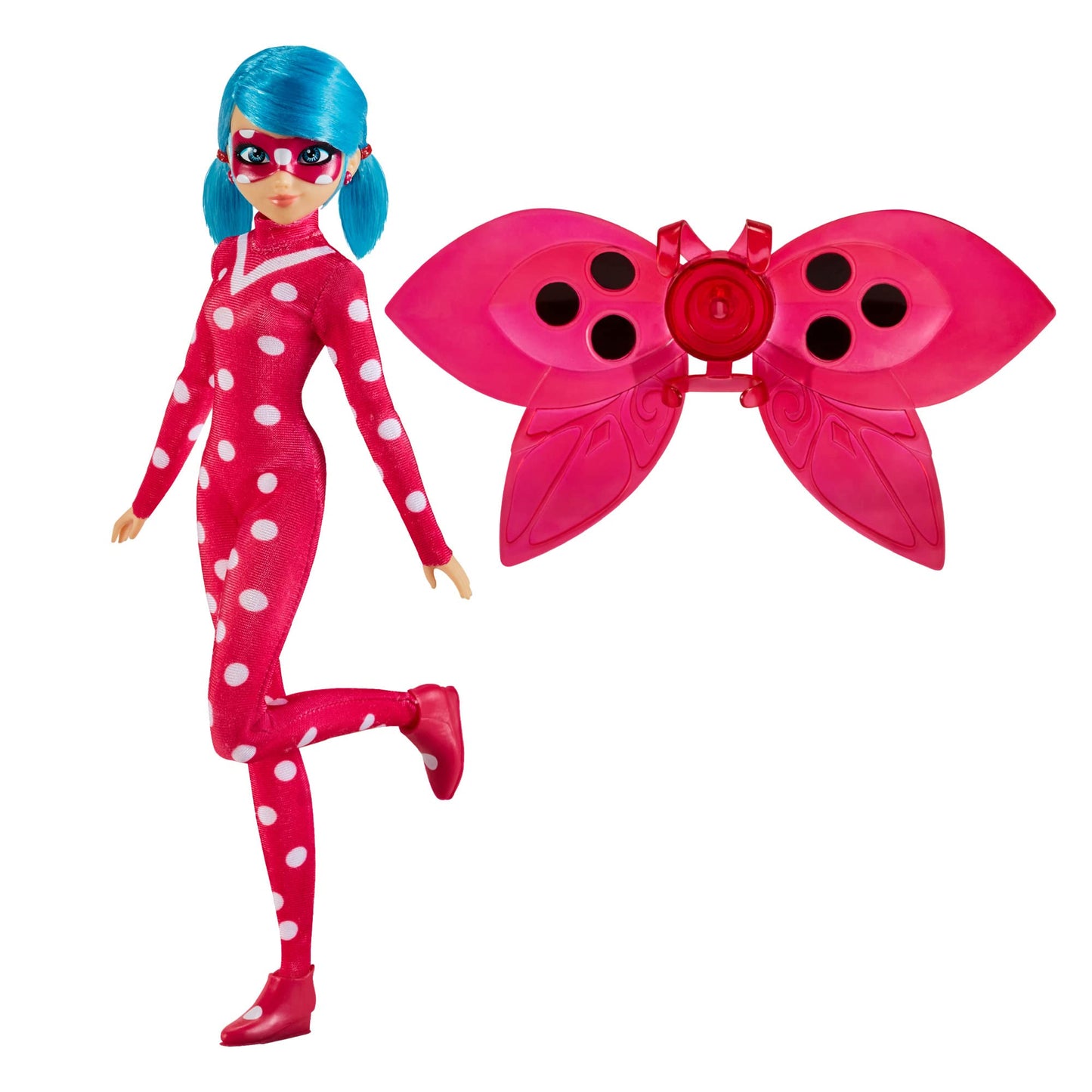 Bandai Miraculous Ladybug and Cat Noir Toys Articulated 26cm Fashion Doll with Accessories | Marinette Superhero Cosmobug Figurine
