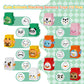 12 PCS Stacking Toys Set for Toddlers 18+ Months 1 2 3 4 Years Old Boys Girls Preschool Pressable Animals Stacking Blocks Sensory Toys with Cute