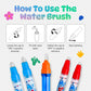 Water Doodle Mat | Mess Free Painting for Toddlers | Doodle Pad for Kids Ages 3-12 | Toddler Drawing Pad with Fillable Pens & Booklet | Fun