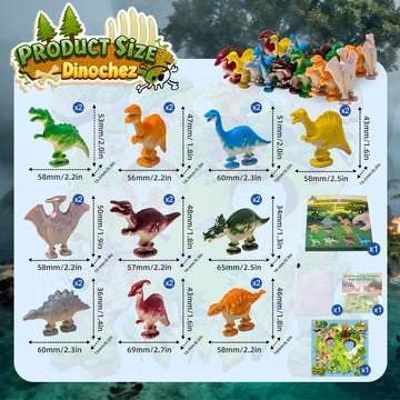 Dinochez Dinosaur Chess Game, 20Pcs Dinosaur Stones & Portable Storage Bag, Strategy Board Games for Family Games Night, Valentines, Easter, Stocking