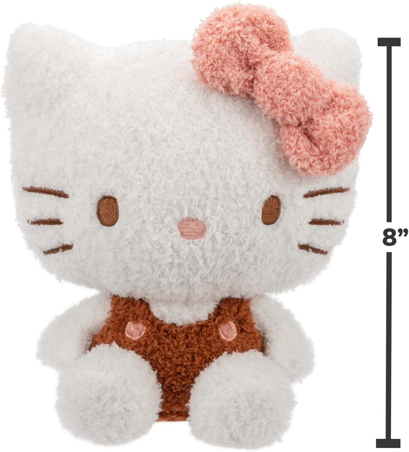 Hello Kitty and Friends 8" Plush 2-Pack - Hello Kitty & Kuromi - Officially Licensed - Get Two 2025 Authentic Limited Edition Collectible Soft Stuffed
