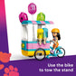 LEGO Friends Ice Cream & Balloon Stand Building Toy for Girls & Boys - Pretend Play Set for Kids, Ages 6+ - W/Liann & Paisley Minidolls & Accessories