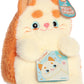 Aurora Playful Mewmews Cheddar Stuffed Animal - Adorable Companions - Endless Play Possibilities - Orange 8 Inches