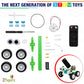 2Pepers Electric Motor Robotic Science Kits for Kids (4-in-1), DIY STEM Toys Kids Science Experiment Kits,Building Educational Robotics Kit for Boys