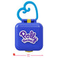 Polly Pocket Shani Tropical Beach Compact with Mobile Ice Cream Cart, Surfboard, Dolphin Figure, Photo Customization, Micro Shani Doll & Sticker