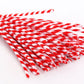 Carykon Red Striped Chenille Stems Pipe Cleaners, Pack of 100 (Striped-Red)