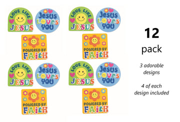 Fun Express Retro Faith Craft Kits - Christian Religious Crafts for Kids Creative DIY Projects for Church School Religious Activities & Sunday School