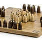 Hnefatafl, Two Player Strategy Game with Wooden Game Board, for Kids and Adults