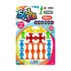 JA-RU Mini Suction Stackers (1 Pack, 14 Pieces Each) - Colorful Suction Cup Toys for Kids Ages 4-8 & Up | Suction Bath Toys | Stress Relief Fidget Toy