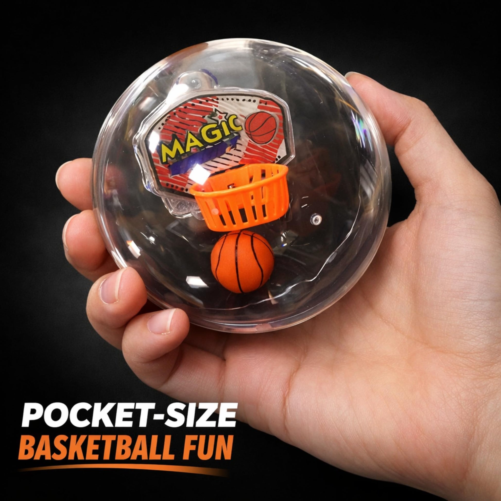 Liberty Imports 12 Pack Mini Basketball Electronic Handheld Shoot & Score Hoop Game with LED Lights & Sounds, Bulk Toys Birthday Party Favors Prizes