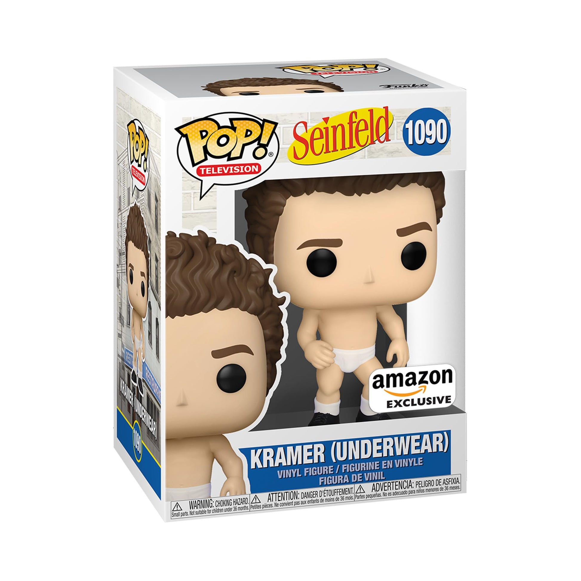 Funko Pop! TV: Seinfeld - Kramer in Underwear, Amazon Exclusive Vinyl Figure