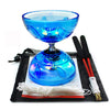 Diabolo Chinese Yoyo Set ,Triple Bearing Diabolo Chinese Yo-yos Juggling Toys Colorful LED Diabolo with Diablo Sticks, Diabolo String&Net Bag, Easier