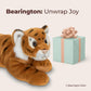 Bearington Lil' Saber Tiger Stuffed Animal - 9" Adorable Baby Tiger Plush Toy with Soft, Poseable Floppy Body - Realistic Stuffed Animal Tigers Gift