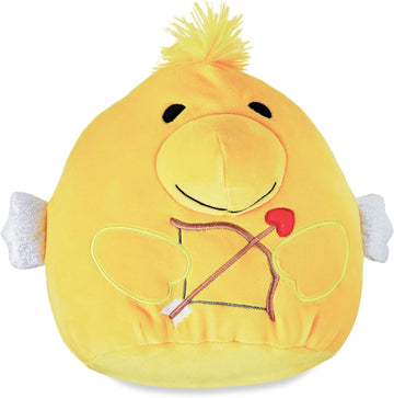 Squishmallows 10" Valentines Peanuts Woodstock, Yellow