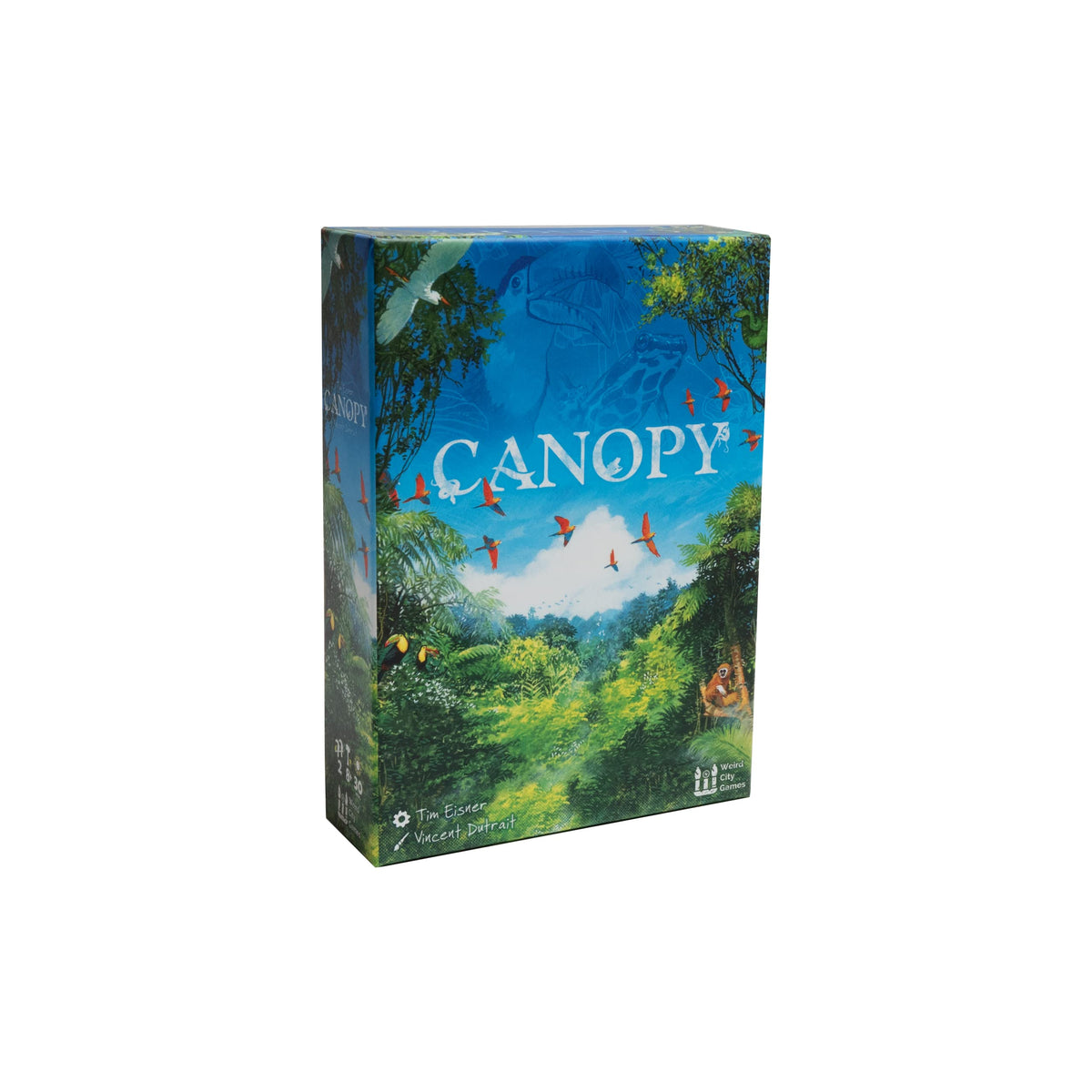 Weird City Games: Canopy, Card Game, Fast and Fun Gameplay, Features 25 Unique Species of Rainforest Animals and Plants, Solo or Multiplayer Option