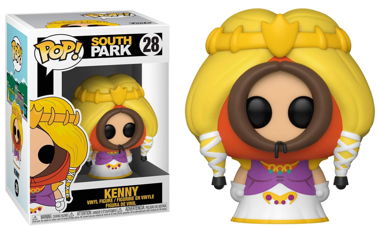Funko Pop! Animation: South Park - Princess Kenny, 3.75 inches