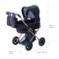 Olivia's Little World Pin Up Foldable Baby Doll Stroller, Classic Style