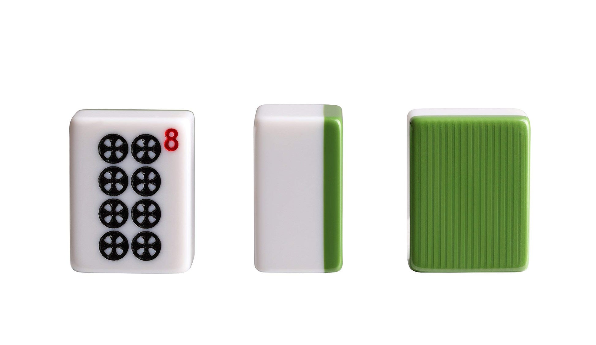 usamjtable Chinese Filipino Mahjong Set 144 Numbered Melamin Tiles (PVC Green)
