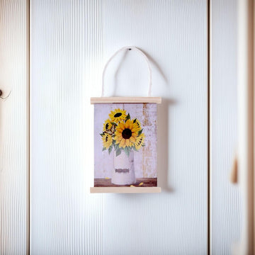 XRI XURUOYI Vintage Miniature Wall Decor Hanging Print, Artistic Scroll for Miniature Scenes & Dioramas, Rustic Picture Accessory for Dollhouse Living