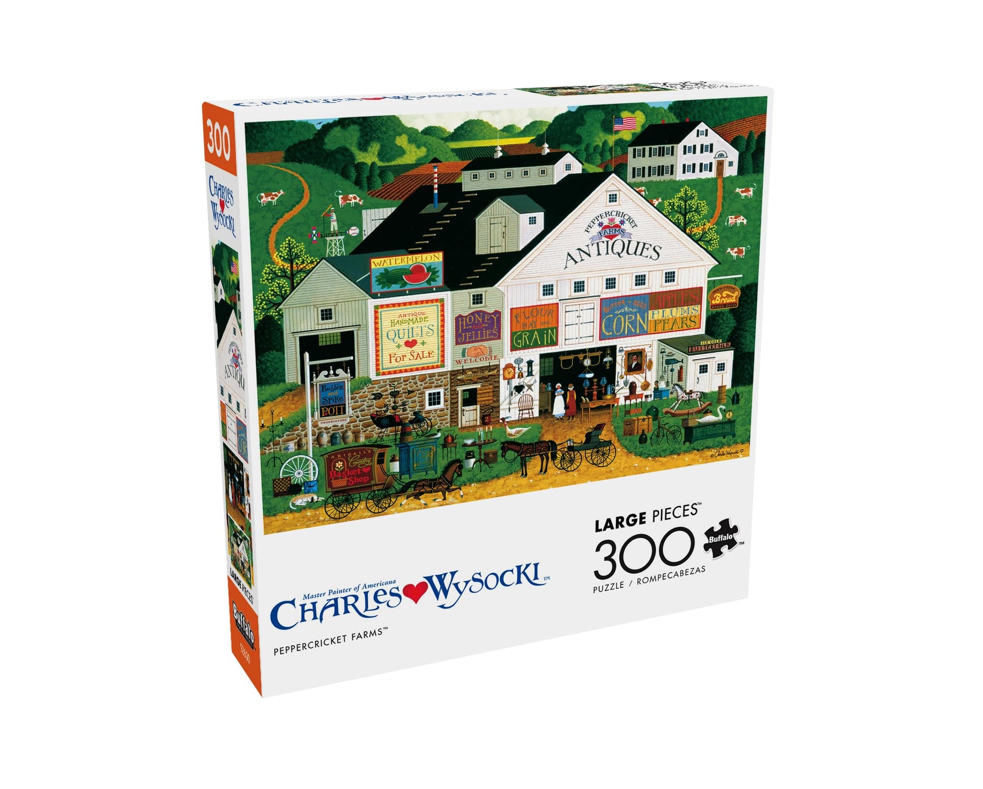 Buffalo Games - Charles Wysocki - Peppercricket - 300 Large Piece Puzzle