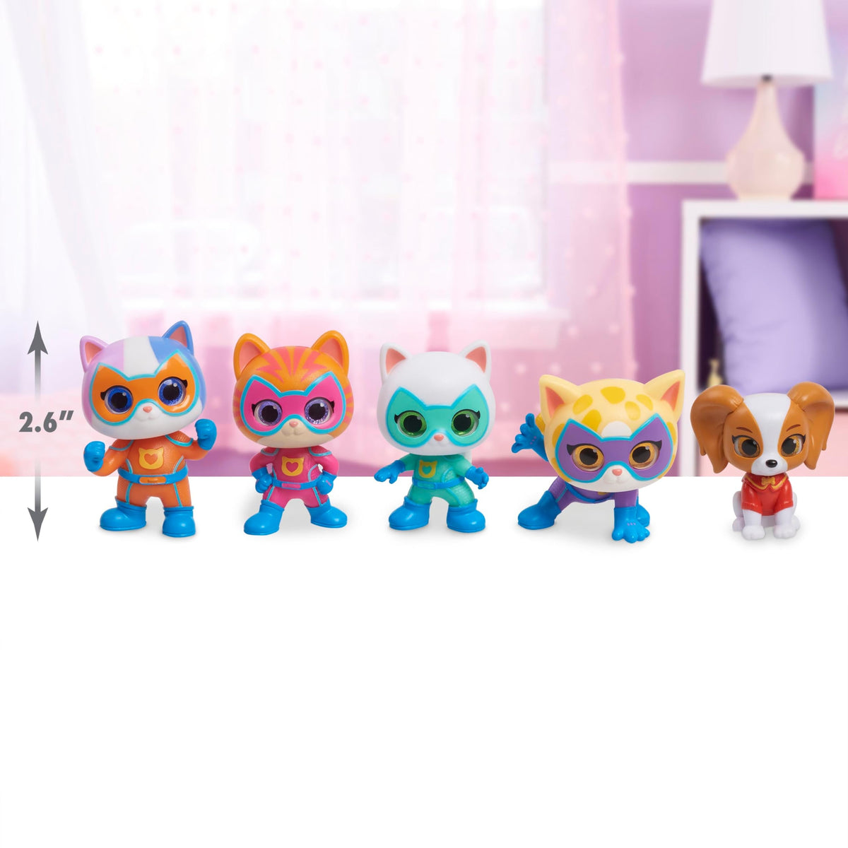 Disney Jr. SuperKitties Hero Squad Figure Set