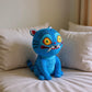 Kpop Demon Hunters Derby Character Plush Pillow Pal, Super Soft, Blue & Large 16 x 12 Inch