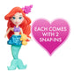 Disney Princess E4221 Little Kingdom Doll Collection, 11 Small Dolls with Glitter Dresses and 22 Snap-ins Accessories, Toy for 4 Year Olds and Up