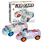 LIDI 2 Pack LED Light up Pull Back Race Cars Toy, Toy Car for Toddlers Boy