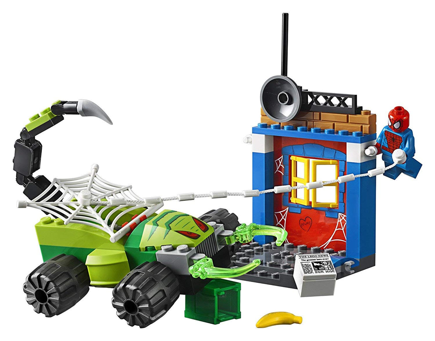 LEGO Juniors/4+ Marvel Super Heroes Spider-Man vs. Scorpion Street Showdown 10754 Building Kit (125 Pieces)
