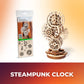 UGEARS Steampunk Clock 3D Wooden Puzzles for Adults - Wooden Model Kits for Adults Mechanical Build a Clock Kit Steampunk Decor Clocks Puzzle Brain