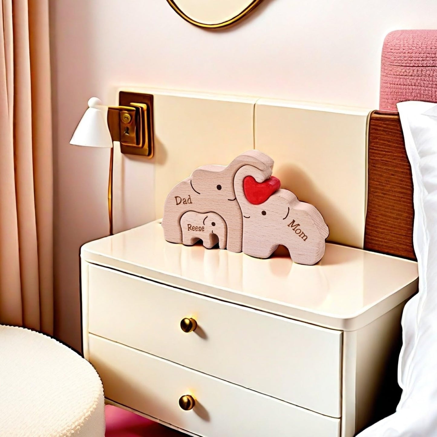 Personalized Family Puzzle (Elephant)