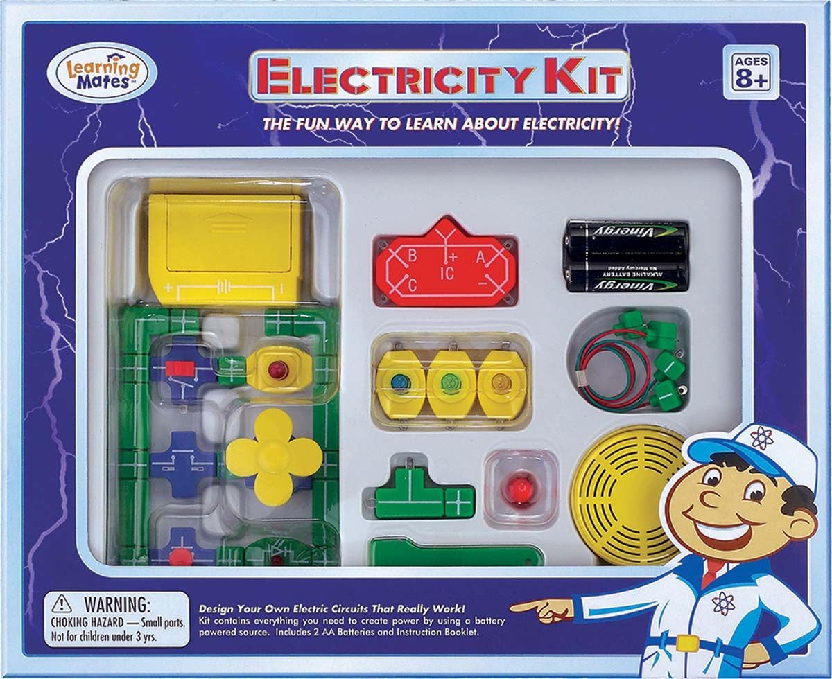 Popular Playthings Electric Circuit Board for Kids, Hands-On Electricity Kit, Scientific Circuits Learning Toy, Gifts for Kids Ages 8 & Up