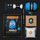 The Woobles Inky Crochet Kit for Beginners - Officially Licensed PAC-MAN Ghost Amigurumi Kit, As Seen on Shark Tank, 4-in Plush, Ages 12+