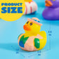JOYIN 30 Pcs Rubber Ducks, Random Assortment Ducks Bulk with Mesh Carry Bag, Mini Rubber Duckies for Baby Bath Toys, Kids Toddler Summer Pool Toys