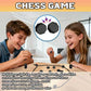 kowgical Chess Game with 20 Stones, Plastic Chess Games Set for Teenagers Adults, Party Easter Gifts Travel Games, Fun Tabletop Multiplayer Game