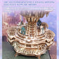 URFunModel 3D Wooden Puzzle for Adults, Mechanical Transmission Castle in The Sky Music Box Wooden Model Kit to Build, 534PCS DIY Assembly Steampunk