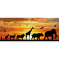 DIAMOND DOTZ African Sky Diamond Painting Kits for Adults - Diamond Art Kits a Relaxing Creative Craft Kit with Dotz Gems 28x8