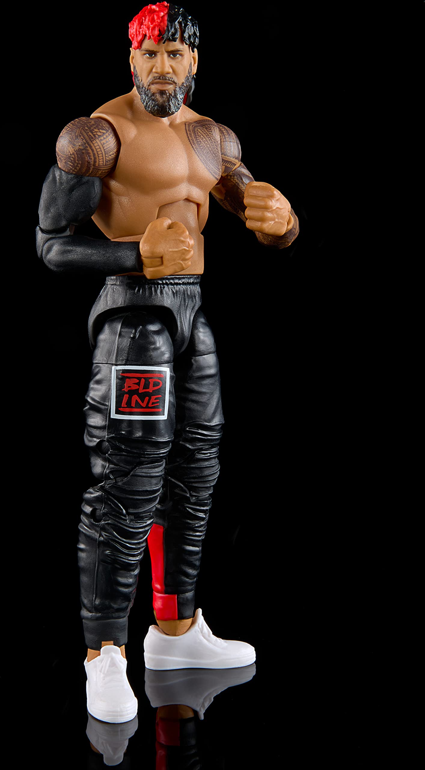 Mattel WWE Jimmy Uso Top Picks Elite Collection Action Figure, Articulation & Life-Like Detail, Interchangeable Accessories, 6-in