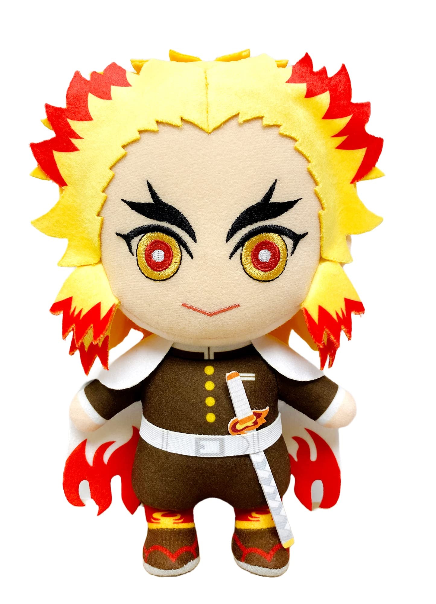 Great Eastern Entertainment Demon Slayer - Kyojuro Rengoku (Flame Hashira) Plush 8" H