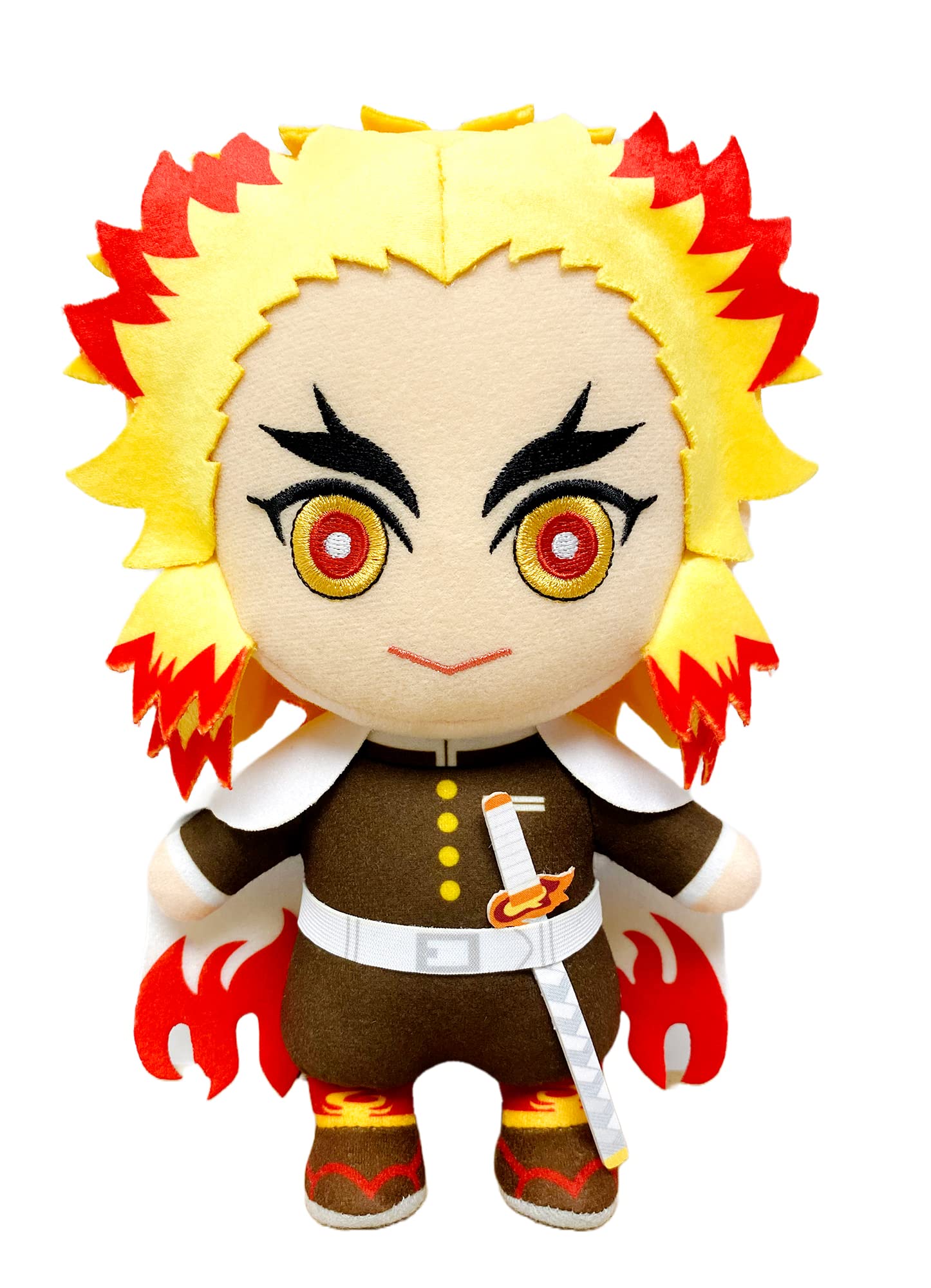 Great Eastern Entertainment Demon Slayer - Kyojuro Rengoku (Flame Hashira) Plush 8" H