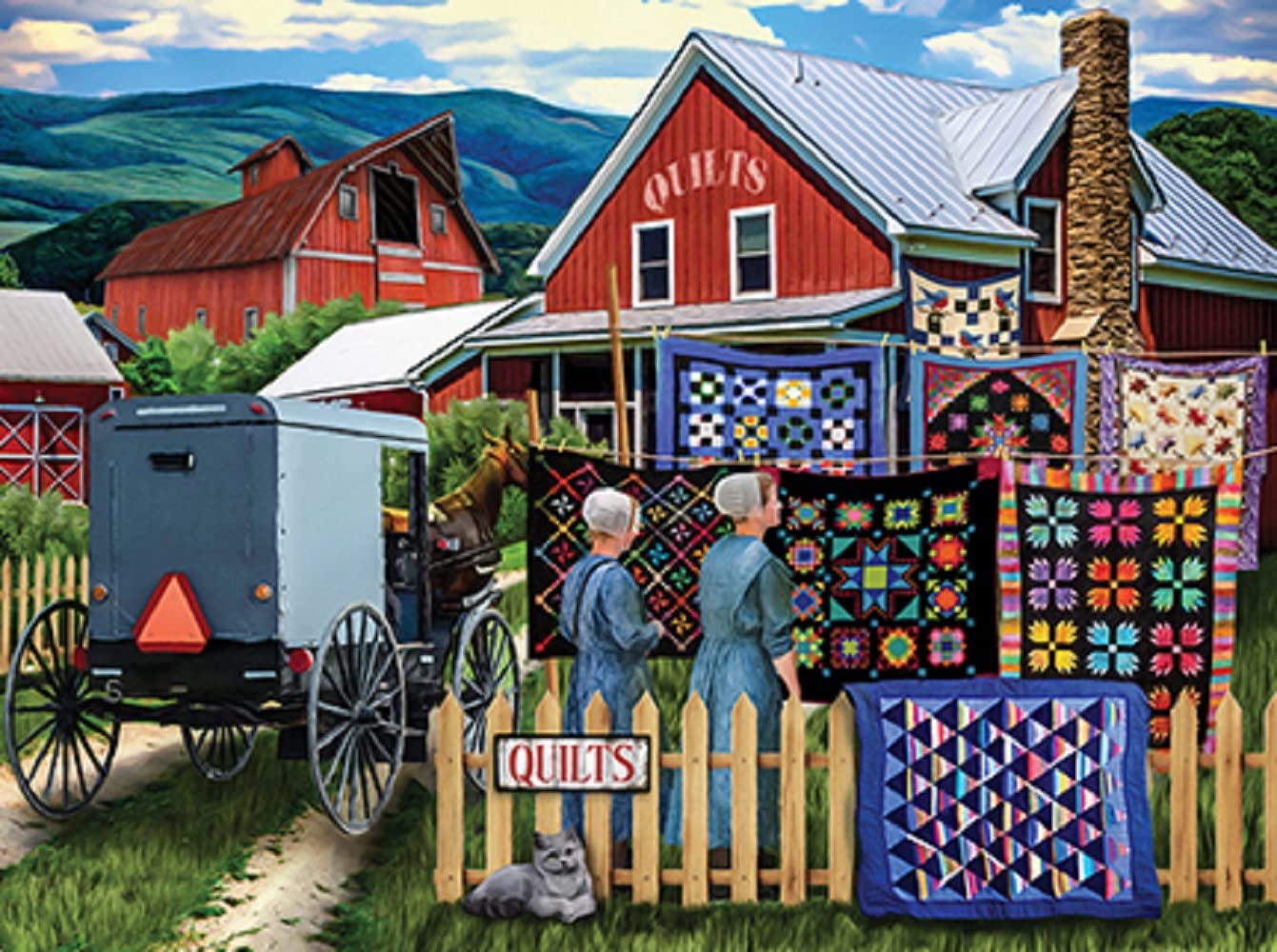 SUNSOUT INC - Checking in on the Competition - 1000 pc Jigsaw Puzzle by Artist: Tom Wood - Finished Size 20" x 27" - MPN# 28564