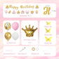 Butterfly Birthday Decorations, Birthday Decorations for Girls - 2 Big Butterfly Foil Balloons, 3D Butterfly Wall Decor, Banner, Tablecloth, Plates