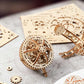 StrucToys Wooden Tourbillon Timer Model Kit, 3D Wooden Puzzle for Adult, 218Pcs Assemble Model Kit