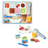 Melissa & Doug Wooden Magnetic Ice Cream, Puzzle & Pretend Play Food Set