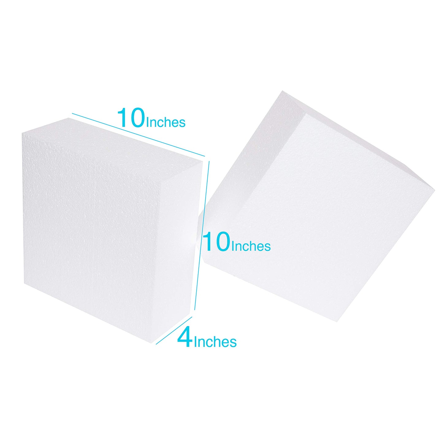 Silverlake 10x10x4 Craft Foam for Styrofoam Block Projects