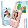 Video Walkie Talkies for Kids 2 Pack, Ready-to-Play Rechargeable Kids Walkie Talkies with 2.0" Screen, No WiFi/SIM/App, Up to 1150 Ft, Voice Changer